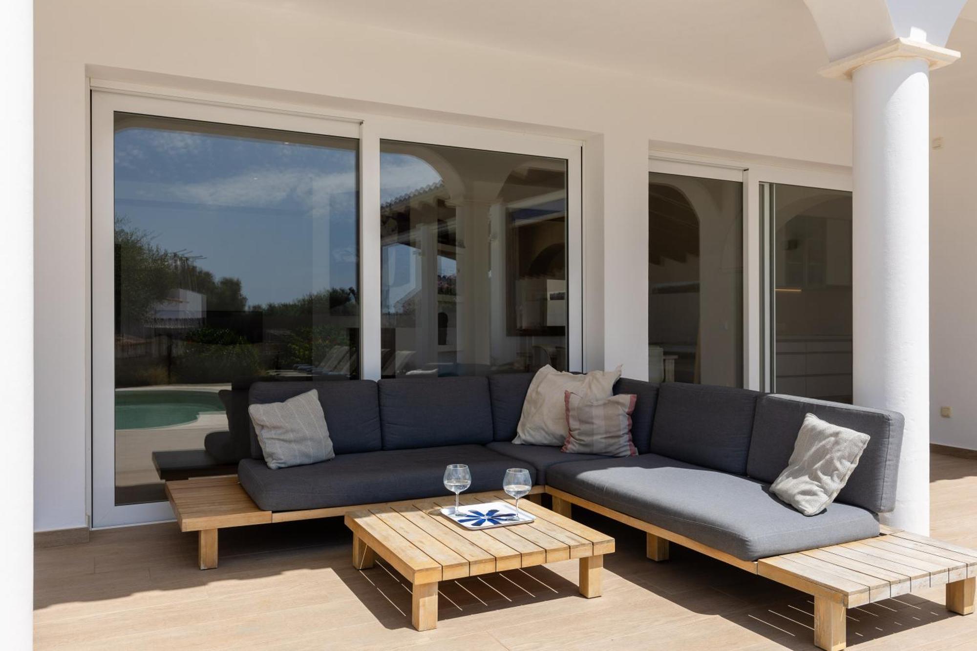 Villa Maravilla With Heatable Pool Rooftopbar With Sea Views And Range Rover Binibeca Bagian luar foto